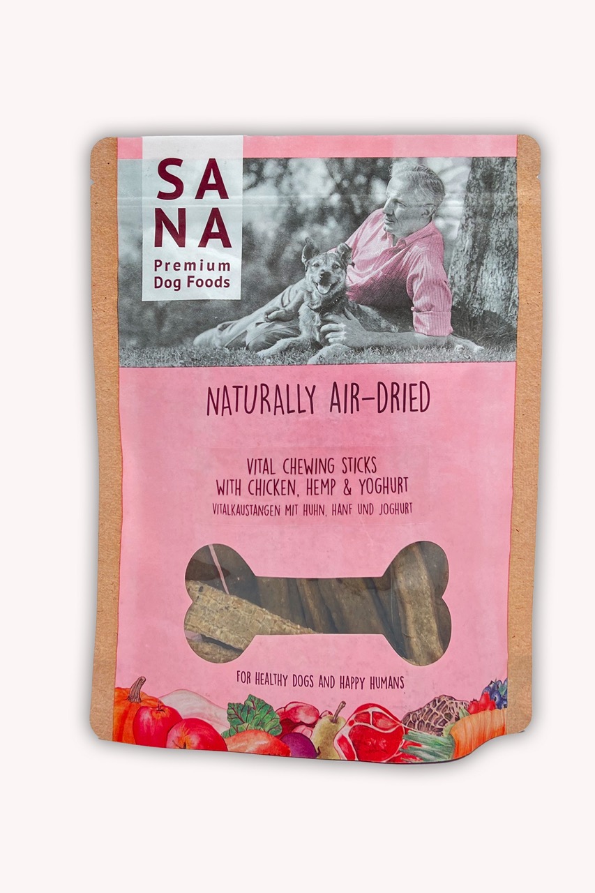 Vital Chewing Sticks with Chicken, hemp & Yoghurt (150g)