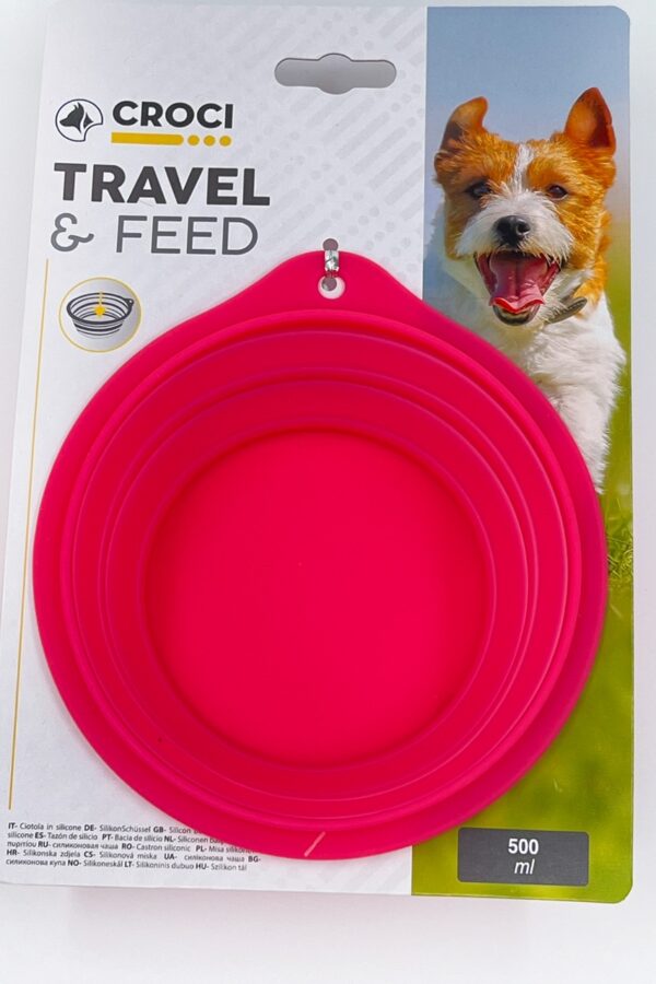 Hopfällbara reseskål 500 ml