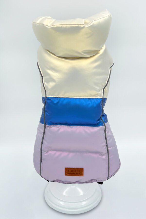 Hundjacka Pearly Dream vit