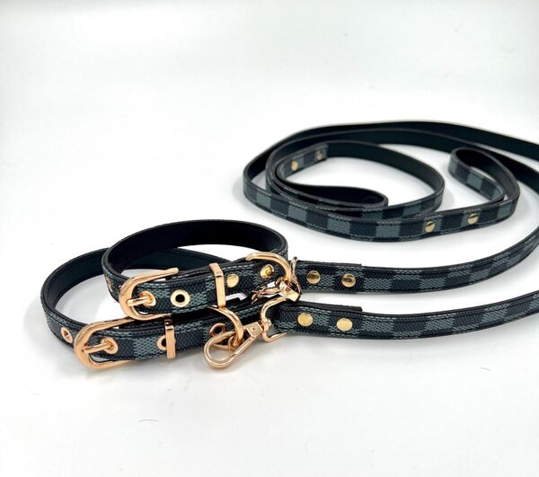 Halsband och Koppel Angela Luxury  Black