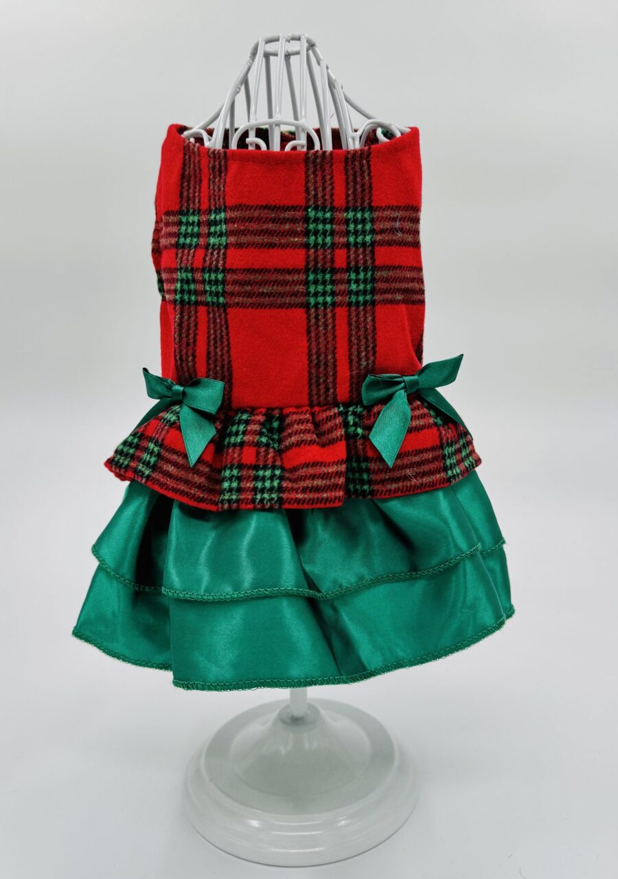 Julklänning Green Plaid